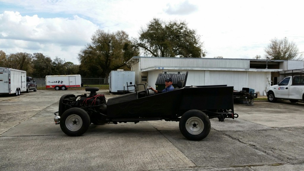 L & J street rods frankenstein mobile