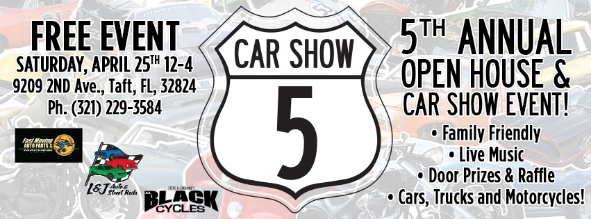 L&J Auto and Street Rods 5th annual flier