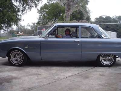 1964 FALCON BEING LOWERED 3 INCHES 